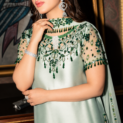 Murk Luxury Shamoz Silk Unstitched 3-Piece Festive Suit